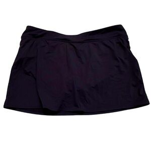 Lands' End Women's Swim Skirt, Black, Size 14